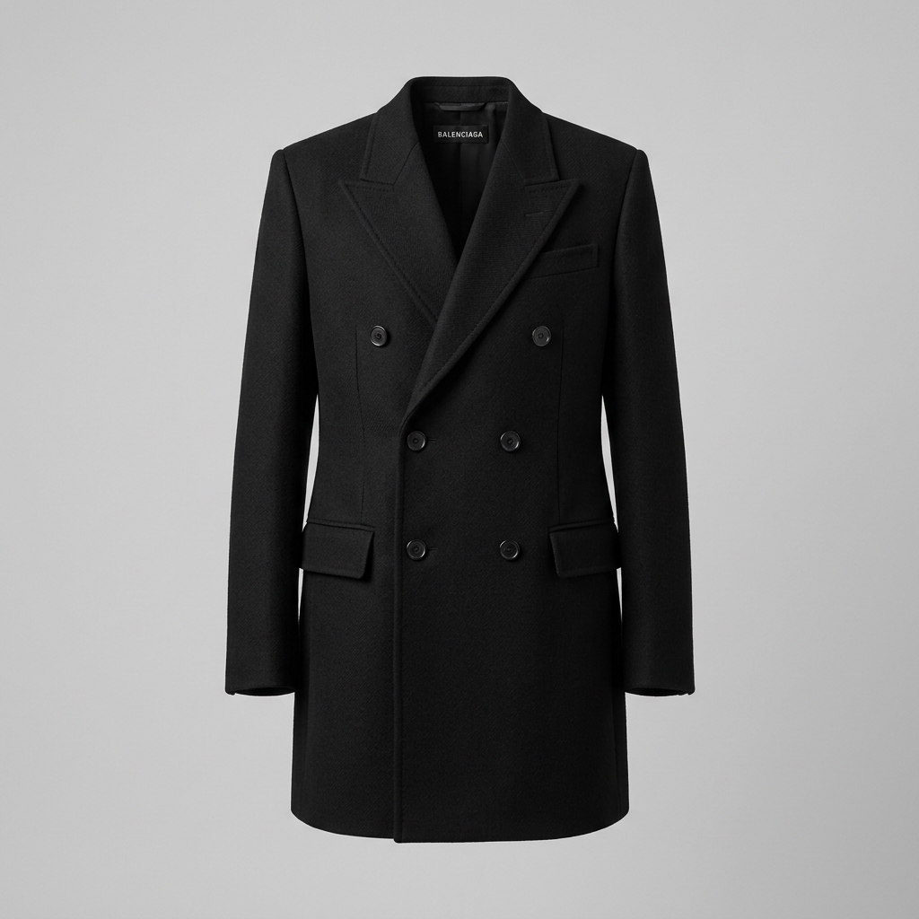 Double Breasted Wool Coat