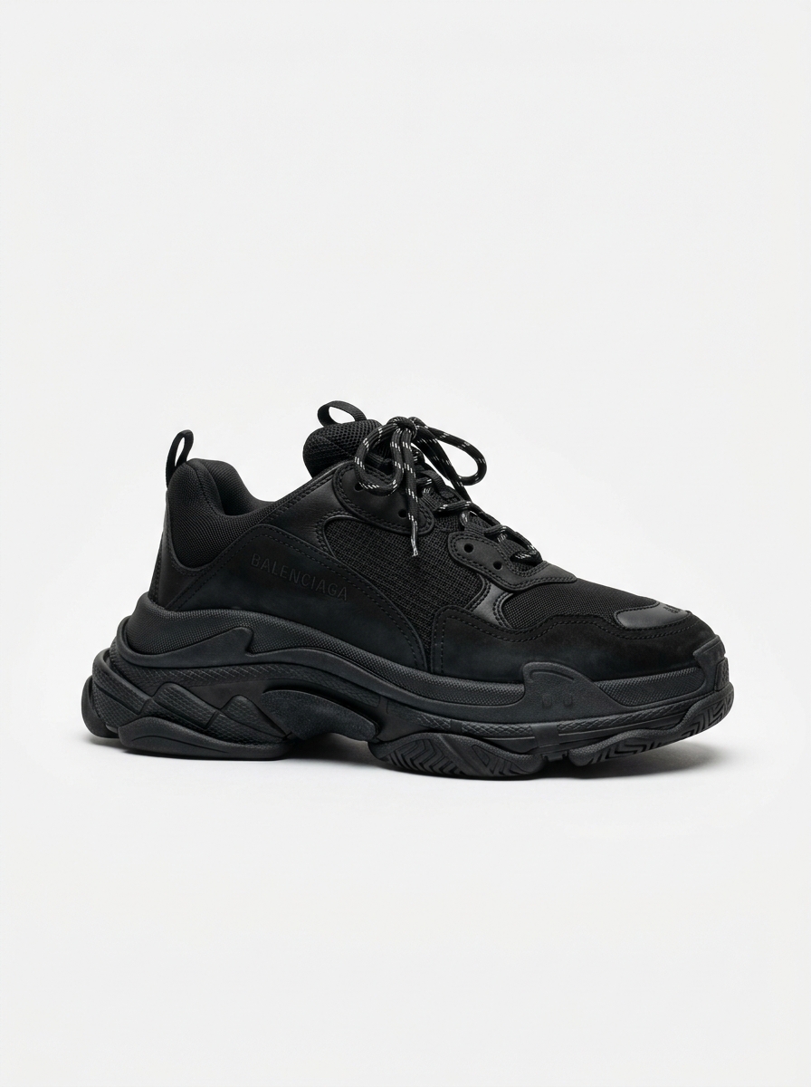 Men's Triple S Sneaker All Black